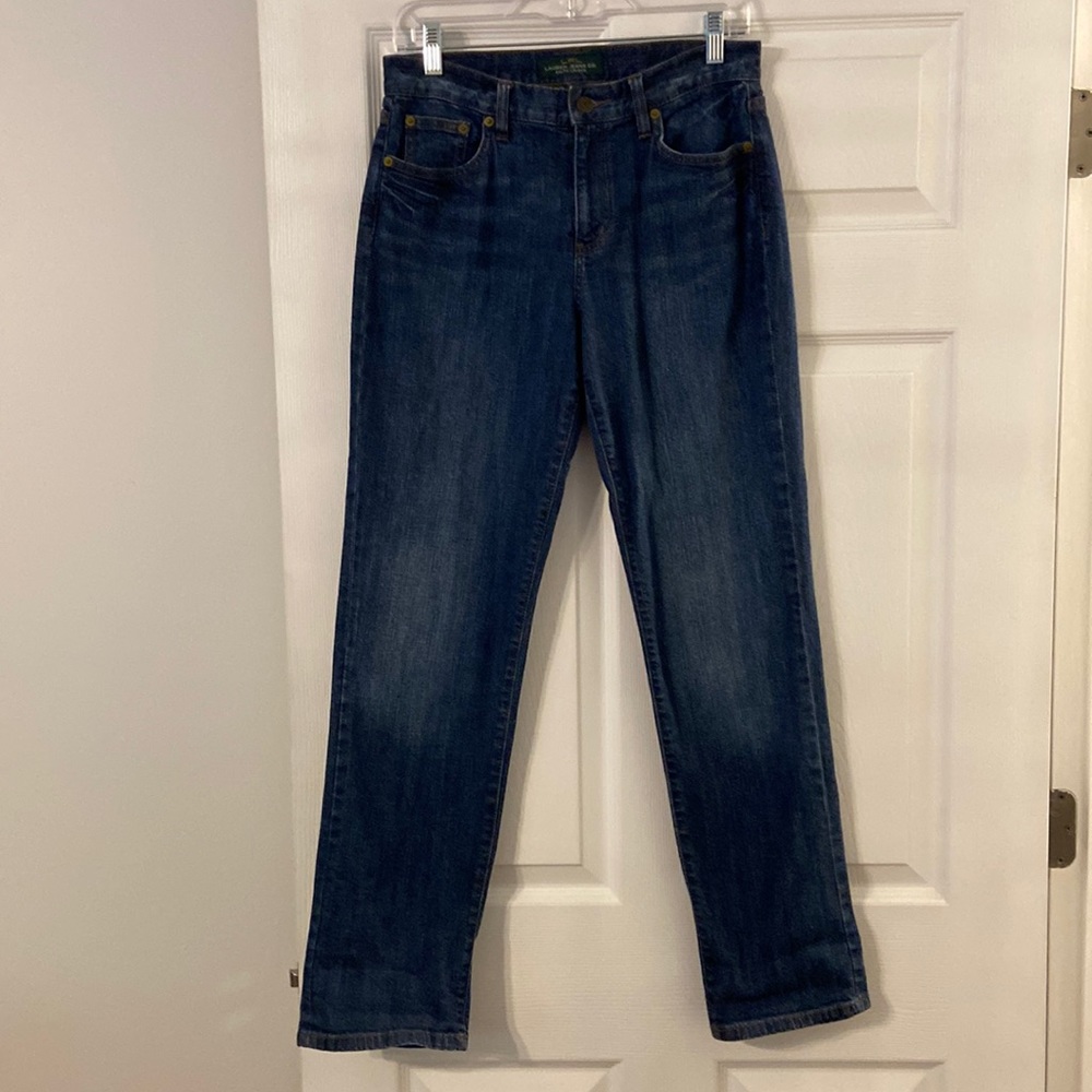 Ralph Lauren Classic Straight Jeans size 4 inseam 4” excellent condition - Picture 1 of 12